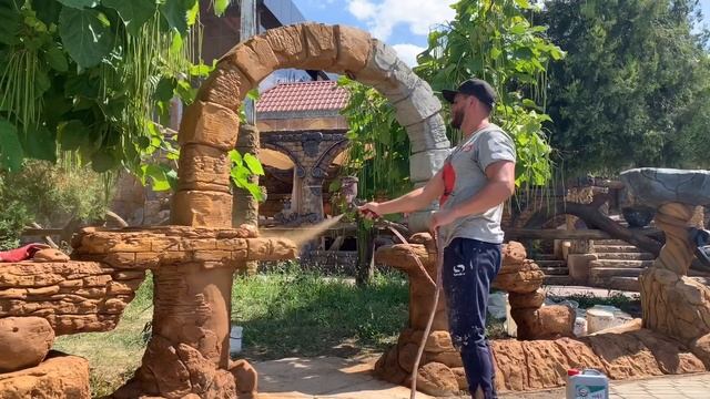 ☝️Как покрасить Арку из Арт бетона?