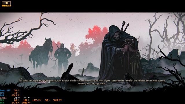 AMD Rx 580 8G driver 19.9.2 test The withcher 3 maxsetting Full HD 2K 4K смотреть онлайн