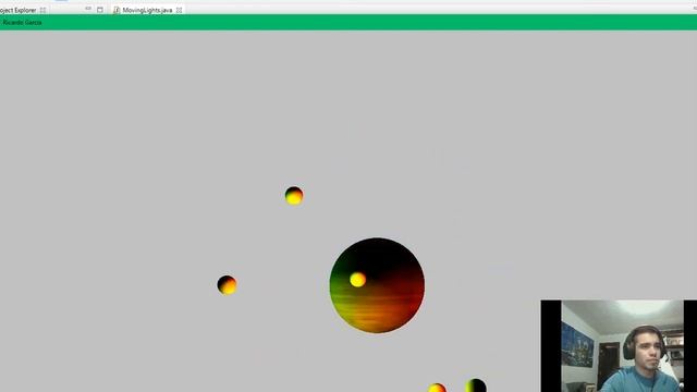 Simulación de un átomo con electrones girando (JAVA 3D adaptación de código) смотреть онлайн