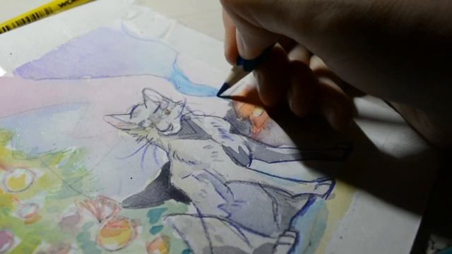 просто рисую ?✨?❄️ акварелью смотреть онлайн