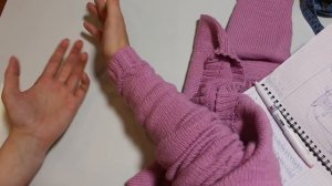 Летний джемпер реглан снизу вверх спицами экспресс МК