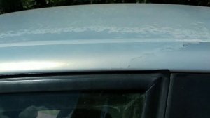 Отслоение лака на крыше капоте авто на юге