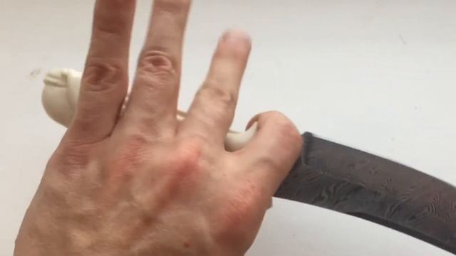 Авторский нож КОСА И РОЗА ДАМАССКАЯ СТАЛЬ смотреть онлайн