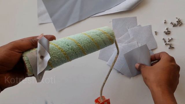 How to make a raging design roller for wall painting смотреть онлайн