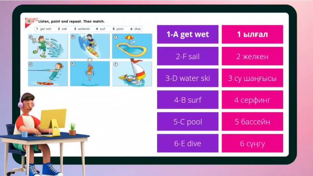 Smiles 3 Ағылшын тілі 3 сынып 7 бөлім 1-9 жаттығу 95-97 бет жауаптары смотреть онлайн