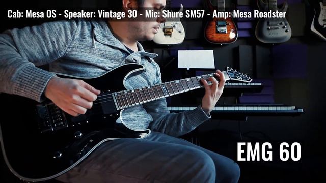 EMG 81 Battles EMG 60 \\ Comparison Of EMG Active Guitar Pickups (METAL)