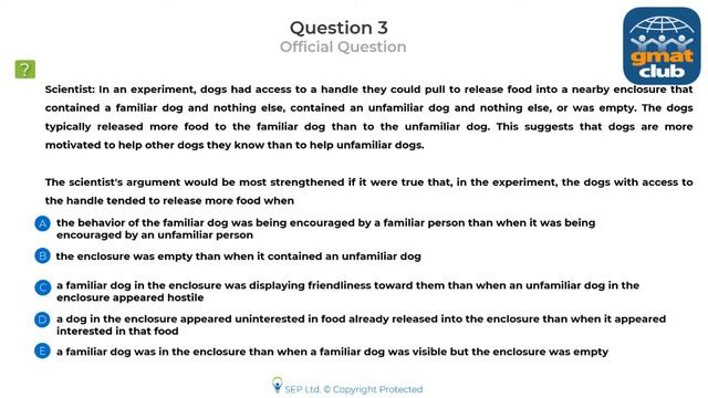 Solving 700+ level #GMAT CR Strengthen & Weaken Questions смотреть онлайн
