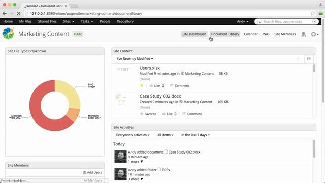 Alfresco 5.1 - Finding files in Alfresco смотреть онлайн