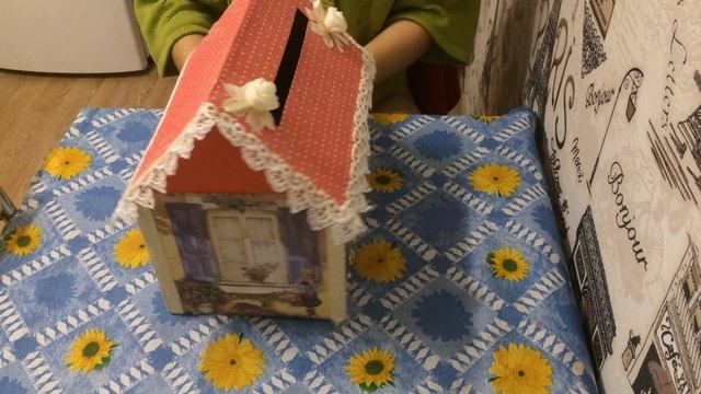 Обзор Домик Из Коробки для дарения денег на свадьбе - своими руками! смотреть онлайн