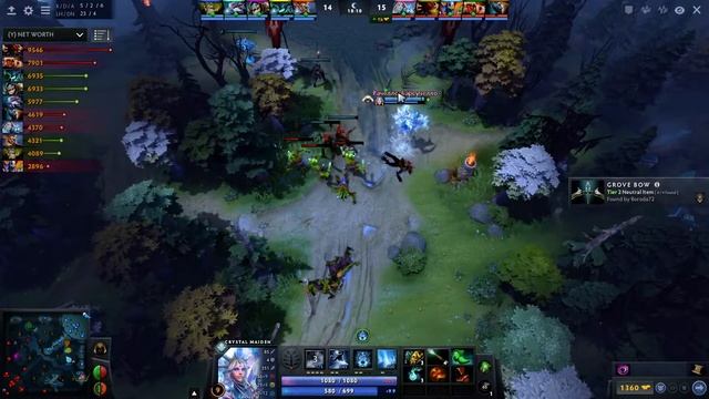 NS plays Crystal Maiden Dota 2 Full Game смотреть онлайн