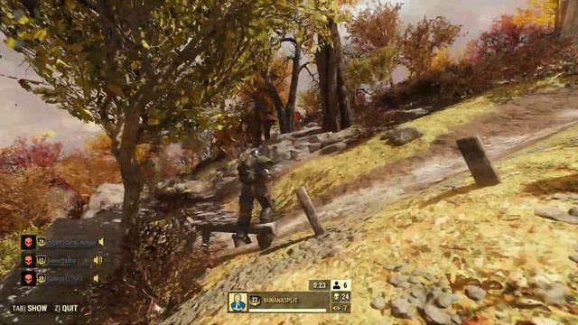 Bununa Split hacking again Fallout 76 fo76 hacker cheater aimbot battle royale nuclear winter смотреть онлайн
