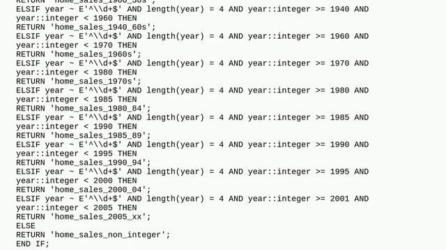 How can I finish a "RANGE type" partition in PostgreSQL? смотреть онлайн