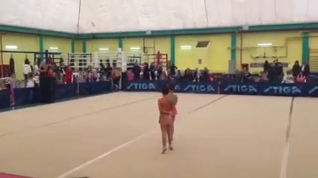 Выступление Дарины на соревнованиях по художественной гимнастике смотреть онлайн