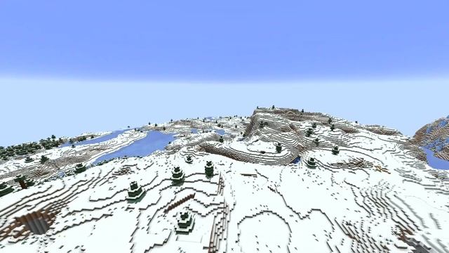 Minecraft 1.18-1.20 snowy biomes seed bedrock and java смотреть онлайн