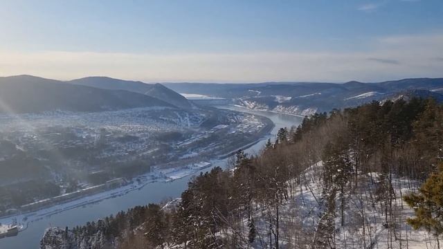 к Дивногорской видовке на лыжах