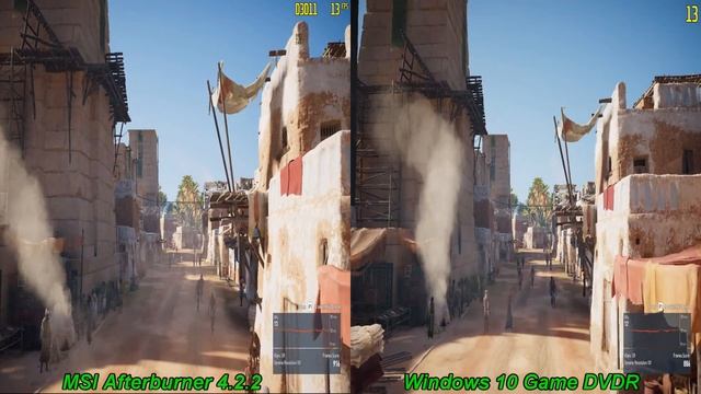 Microsoft Windows 10 Game DVR vs MSI Afterburner - On Intel HD Graphics 630 смотреть онлайн