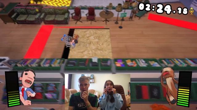 КРИЧИМ С НАСТЕЙ НА XBOX | ЗАБАВНАЯ ИГРА В XBOX GAME PASS | Играем в Supermarket Shriek смотреть онлайн
