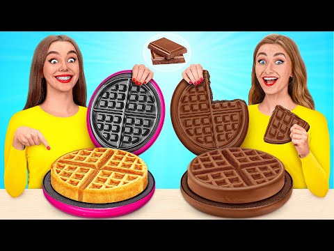 Челлендж. Шоколадная еда vs. Настоящая еда _ Едим только сладости 24 часа от TeenDO Challenge смотреть онлайн