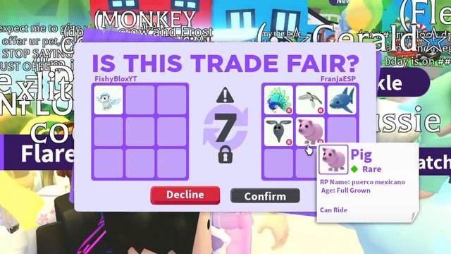 Trading 9 *NEW* WINGED HORSE in Adopt Me! смотреть онлайн