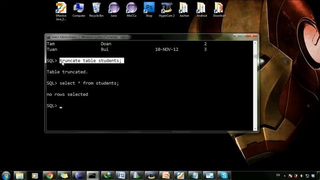 ORACLE SQL 35 Truncate Drop Table YouTube смотреть онлайн