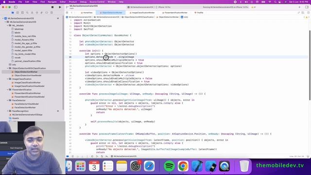 Object Detection in iOS, xCode project using Google MLKit and Tensorflow Lite смотреть онлайн