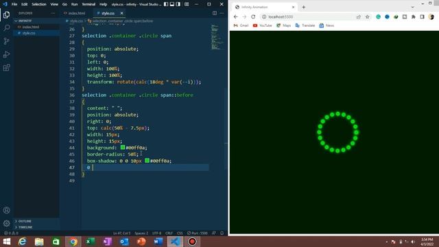 Infinity | Css Only animation effect with code explained | Awesome | svg | смотреть онлайн