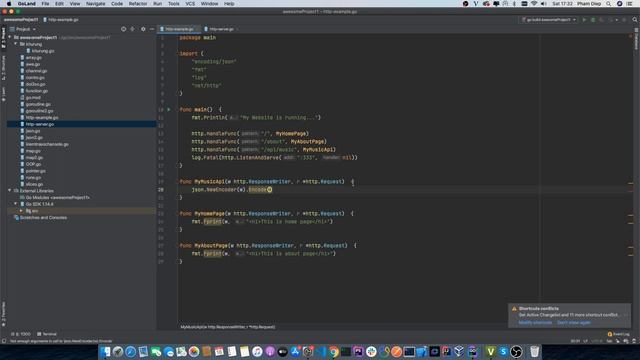 Tự học golang: dùng net/http để viết rest api json, trả về html đơn giản смотреть онлайн