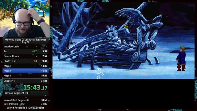 Monkey Island 2: LeChuck's Revenge - any% speedrun [OLD] (31:22) смотреть онлайн
