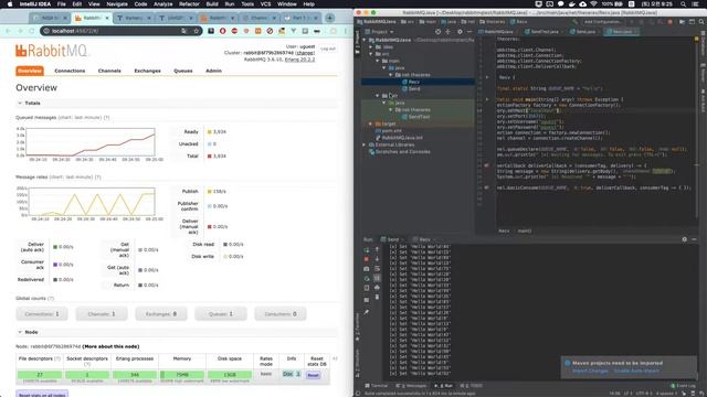 RabbitMQ사용예제 - Helloworld смотреть онлайн