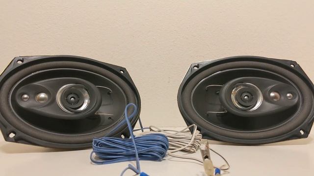 Demo of Vintage Pioneer TS-A6970 Vintage 4-Way Car Speakers, Orig Pkging, No Grilles смотреть онлайн