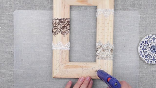 Декор рамки для фото фольгой своими руками смотреть онлайн