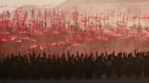 Одна из самый потрясающих по своей мистичности батальных сцен в кино.