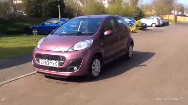 PEUGEOT 107 ACTIVE PURPLE 2014 - CX63YYK