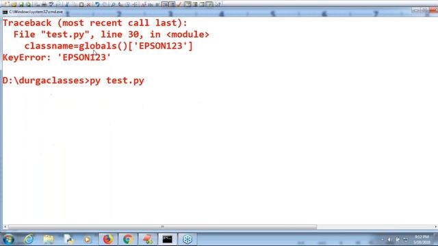 Learn Python Programming Tutorial Online Training by Durga Sir | Lecture 79 смотреть онлайн