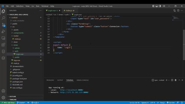 VUEJS 3 Jwt 15/39 - Formulaire de connexion VModel VSubmit смотреть онлайн