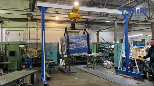 Мини кран МПУ мобильный кран козловой кран для автосервиса до 5 т смотреть онлайн