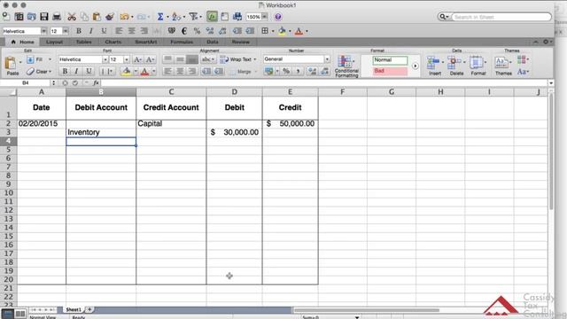 Create a General Ledger Using Excel смотреть онлайн
