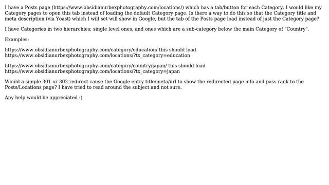 Wordpress: Category pages redirecting to tab on Posts page grid смотреть онлайн