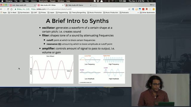 Web Audio API Tutorial - Build a Synthesizer and Frequency Analyser using Javascript's Web Audio AP смотреть онлайн
