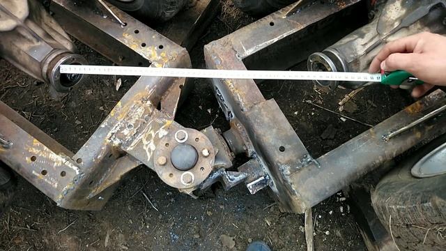 Кардан для переломки. Минитрактор переломка. Мосты ваз. смотреть онлайн