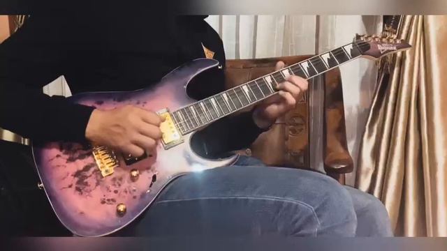 Review Ibanez GRG220PA Royal Purple Burst (no Effect)