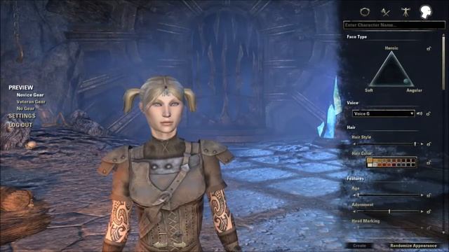 The Elder Scrolls Online-Character Creation смотреть онлайн
