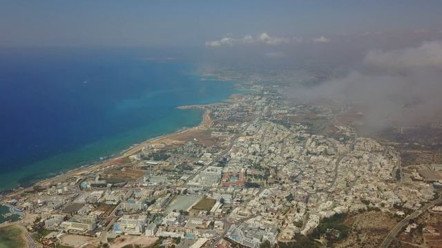 Айя-Напа Кипр,Ayia Napa Cyprus. Aerial photography.Видео съемка с квадрокоптера. смотреть онлайн