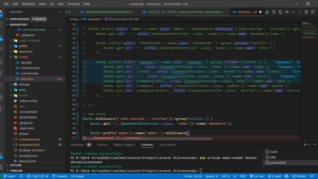 PART 3 - CRUD Role & Permission With Spatie Laravel Inertia JS смотреть онлайн