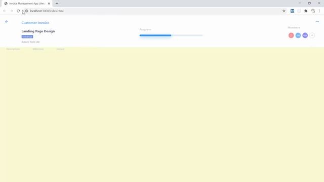 Customer Invoice App | UI Design to HTML, CSS Using Bootstrap 5 смотреть онлайн