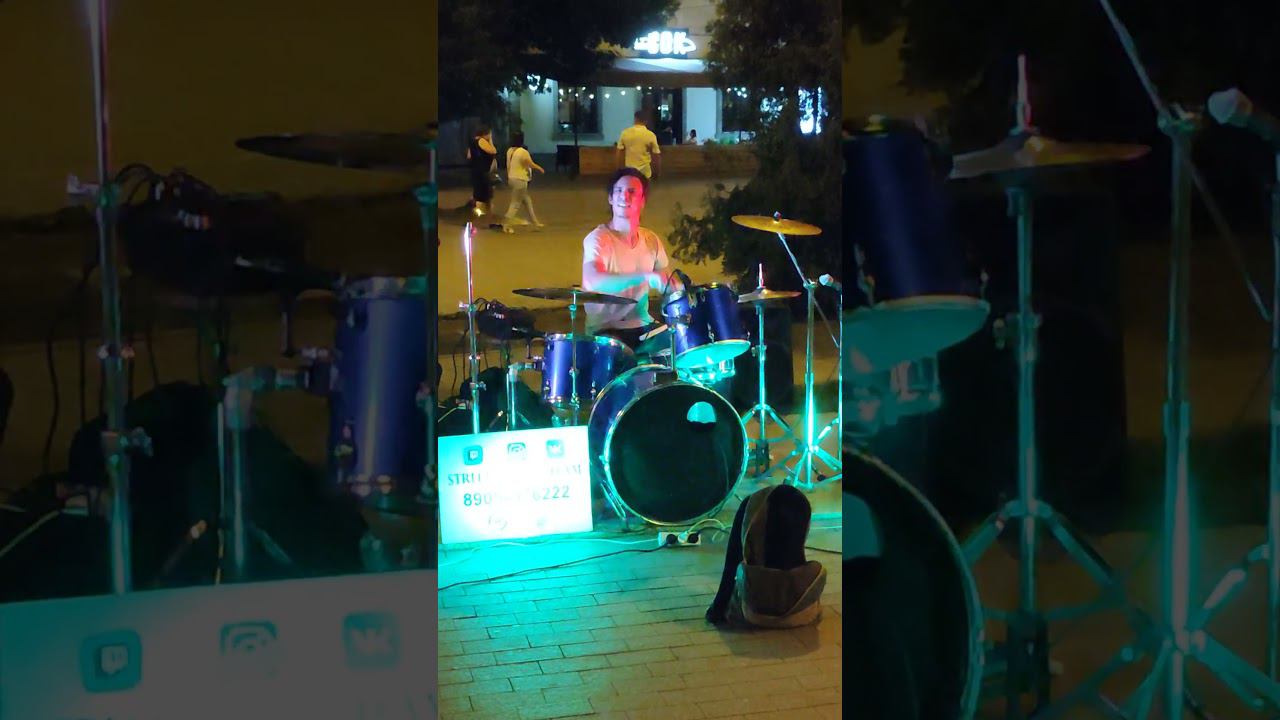 Барабанщик на набережной Волги Астрахани смотреть онлайн