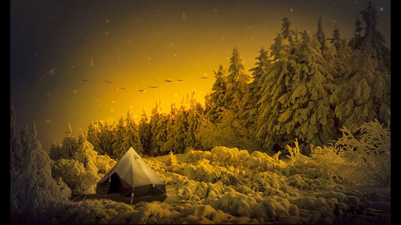 ЧАСТЬ 2. ВЫЖИВАНИЕ В ЗИМНЕМ ЛЕСУ С ДЕТЬМИ В -38. Установка палатки УП2 от "Берега". Топим печь. смотреть онлайн