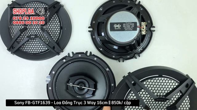 Loa Đồng Trục Sony 3 Way 16cm Lắp Cánh Xe Hơi / Làm Loa Nghe Nhạc || XS-GTF1639 || Shoploa.vn смотреть онлайн