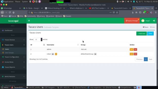 tacacs+ in gns3 смотреть онлайн