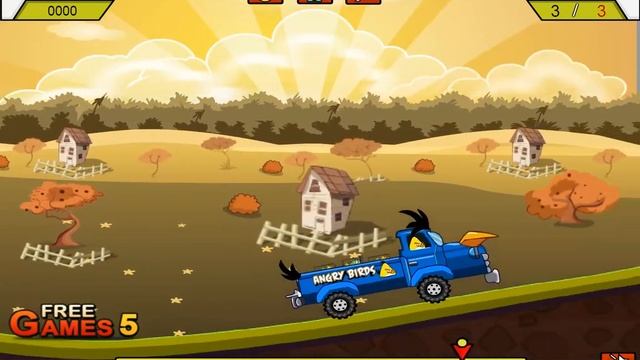 Обзор Игры: Перевозка Злых Птичек /// Angry birds transporting / ALAWAR смотреть онлайн